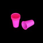 Gobelets plastiques 20cl rose paquet de 50