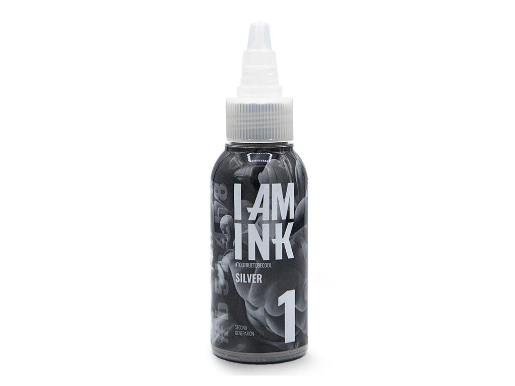 I AM INK Second Generation Silver #1 – Silverwash 50 ml – Image 1