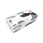 Unigloves Unicare Black Nitrile Gloves – Boîte de 100 (XS à XL) – Image 2
